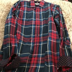 Express Checkered Button Down Sz M